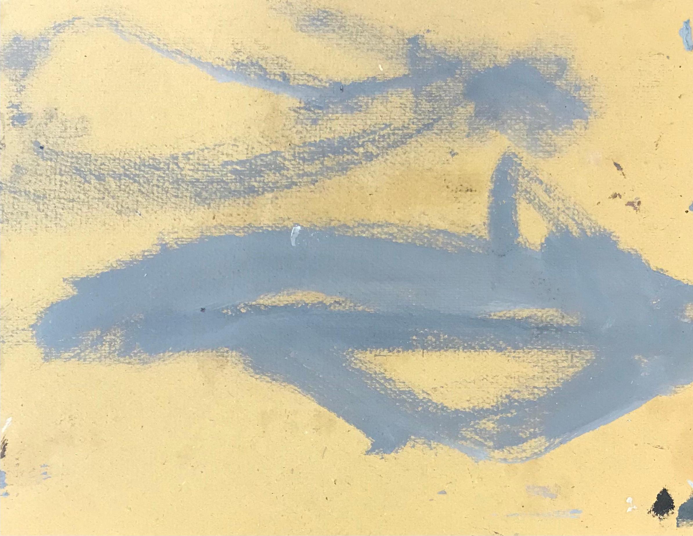Siglo XX Pintura al óleo modernista alemana Figuras abstractas - Painting Moderno de Elisabeth Hahn