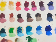 20th Century German Modernist Oil Painting Artists Paint Colours