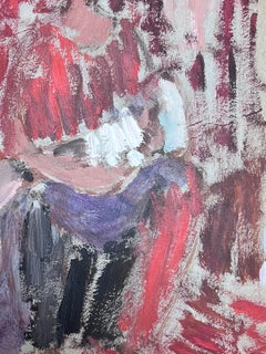 20th Century German Modernist Oil Painting - Mother and Child