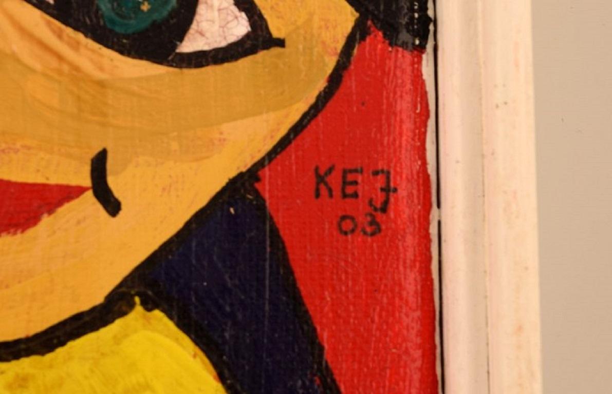 XXI secolo e contemporaneo Elisabeth Jensen, Artista danese, Acrilico su tela, 