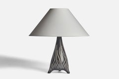 Elisabeth Loholt, Tischlampe, Steingut, Dänemark, 1960er Jahre