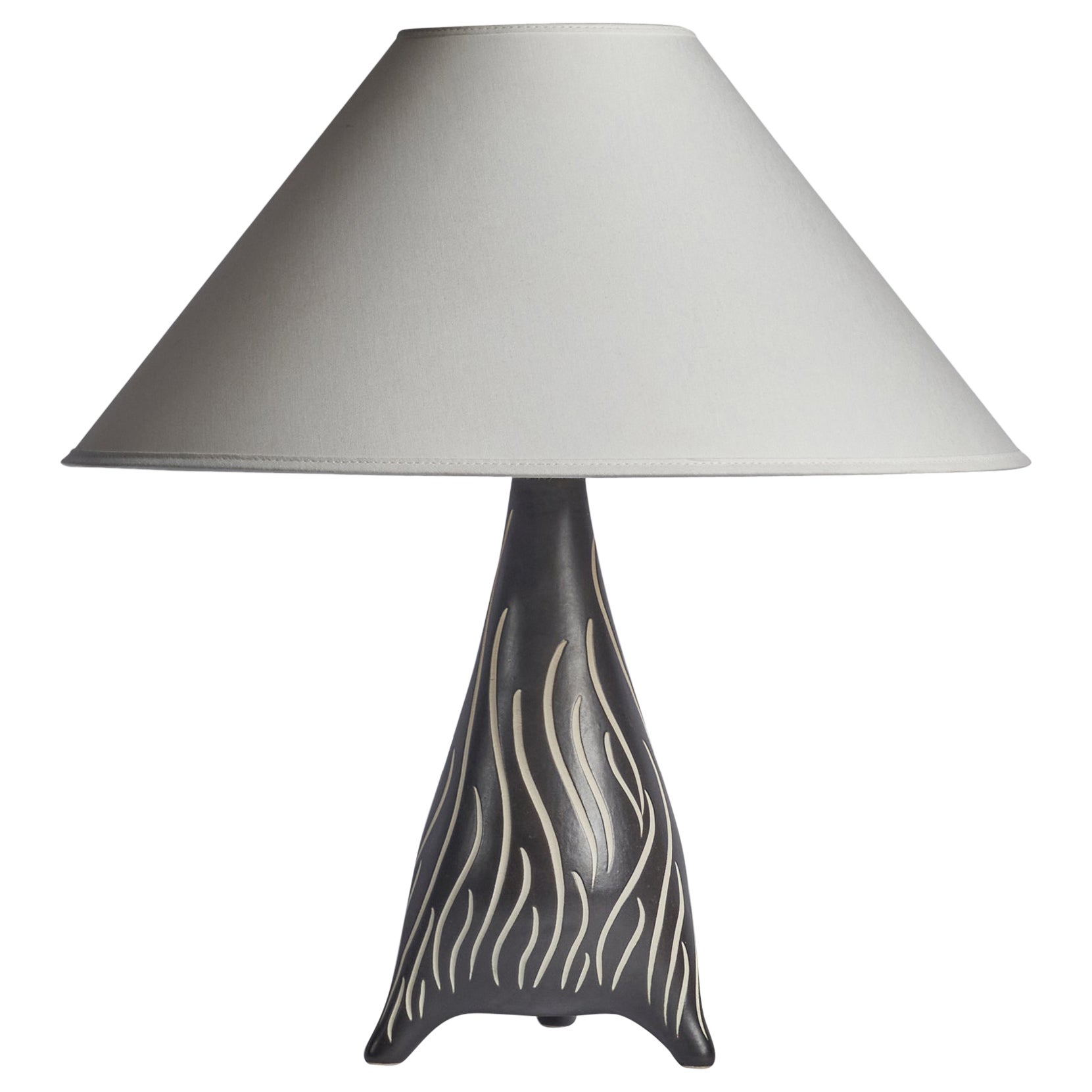 Elisabeth Loholt, Lampada da tavolo, Gres, Danimarca, anni '60 in vendita