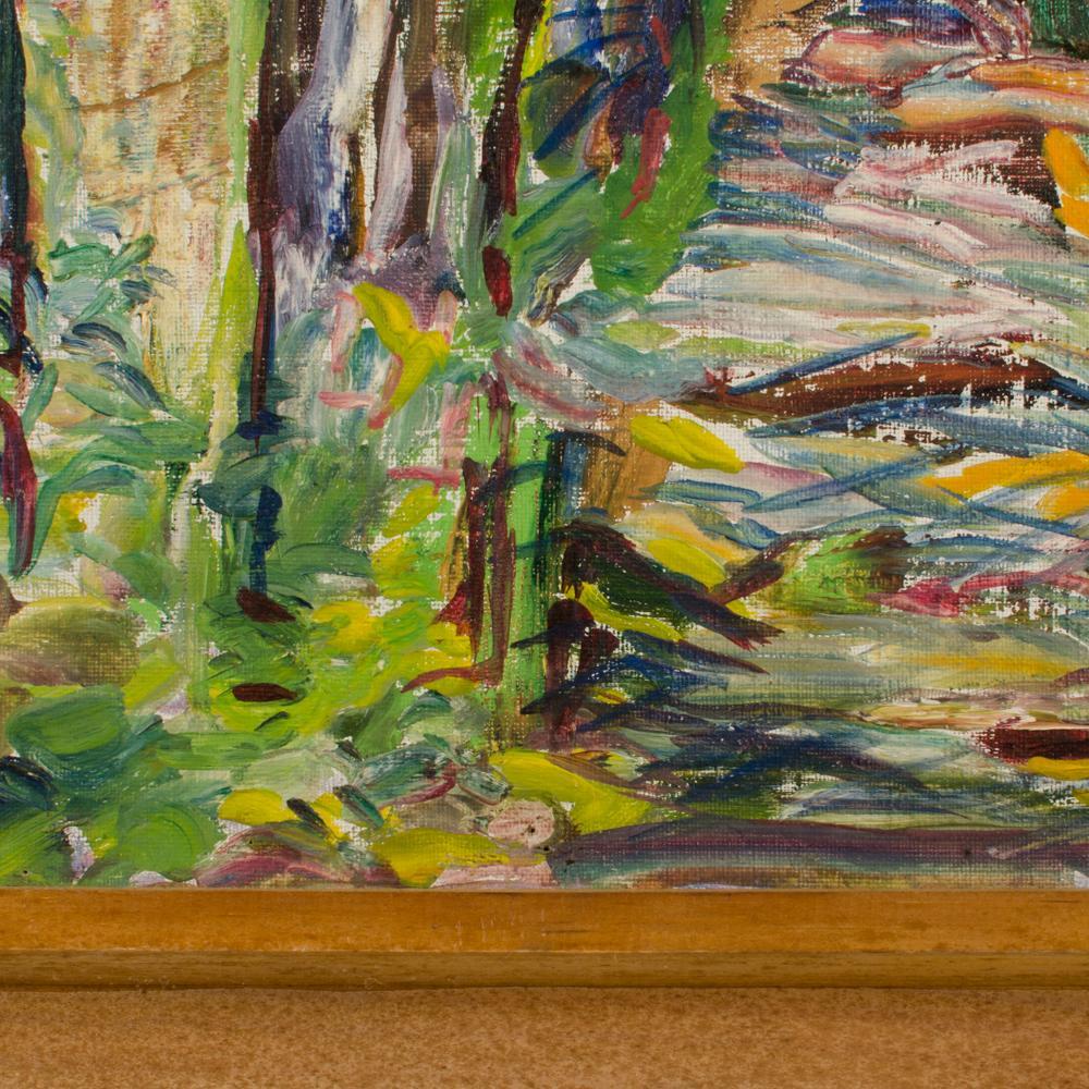 Elisabeth Merlicek (Austria, 1911-1988) Pintura Allee 1
