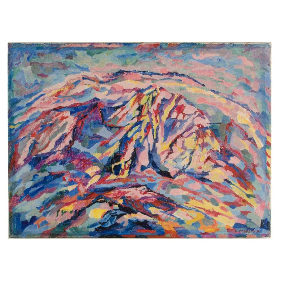 Elisabeth Merlicek 'Austrian, 1911-1988', "Kalkberg" For Sale