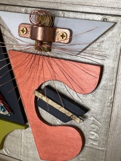 Angles : mixed media assemblage