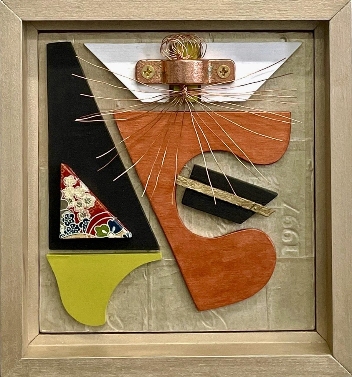Angles : mixed media assemblage - Mixed Media Art by Elisabeth Page Purcell