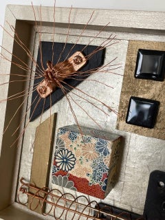 Squares : mixed media assemblage