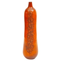 Elisabeth Vandeweghe 'Selenium Orange Vase' for Perignem, Belgium