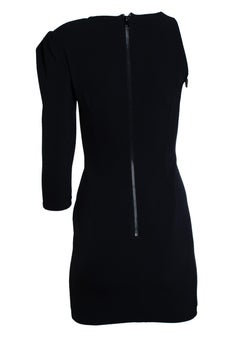 Elisabetta Franchi, Asymmetric dress in black