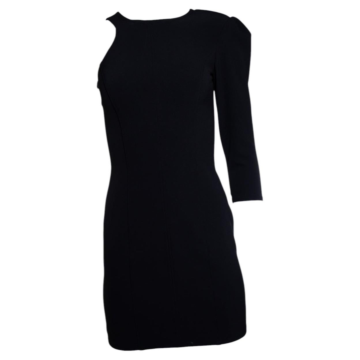 Elisabetta Franchi, Asymmetric dress in black