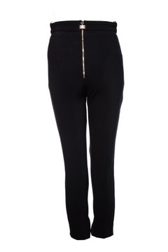Elisabetta Franchi, Black high waist pantalon.