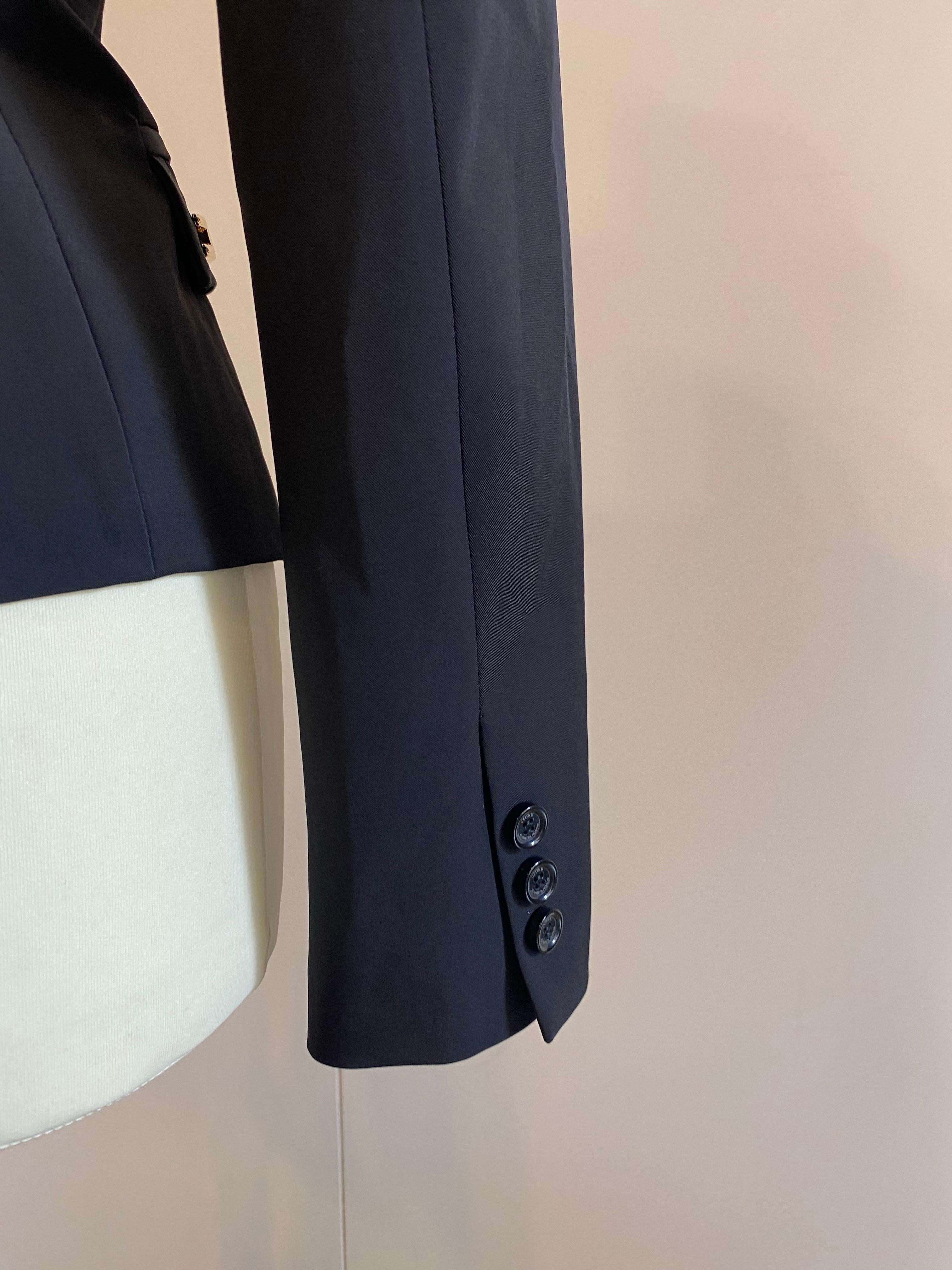 Elisabetta Franchi Schwarze Jacke im Zustand „Gut“ im Angebot in Carnate, IT