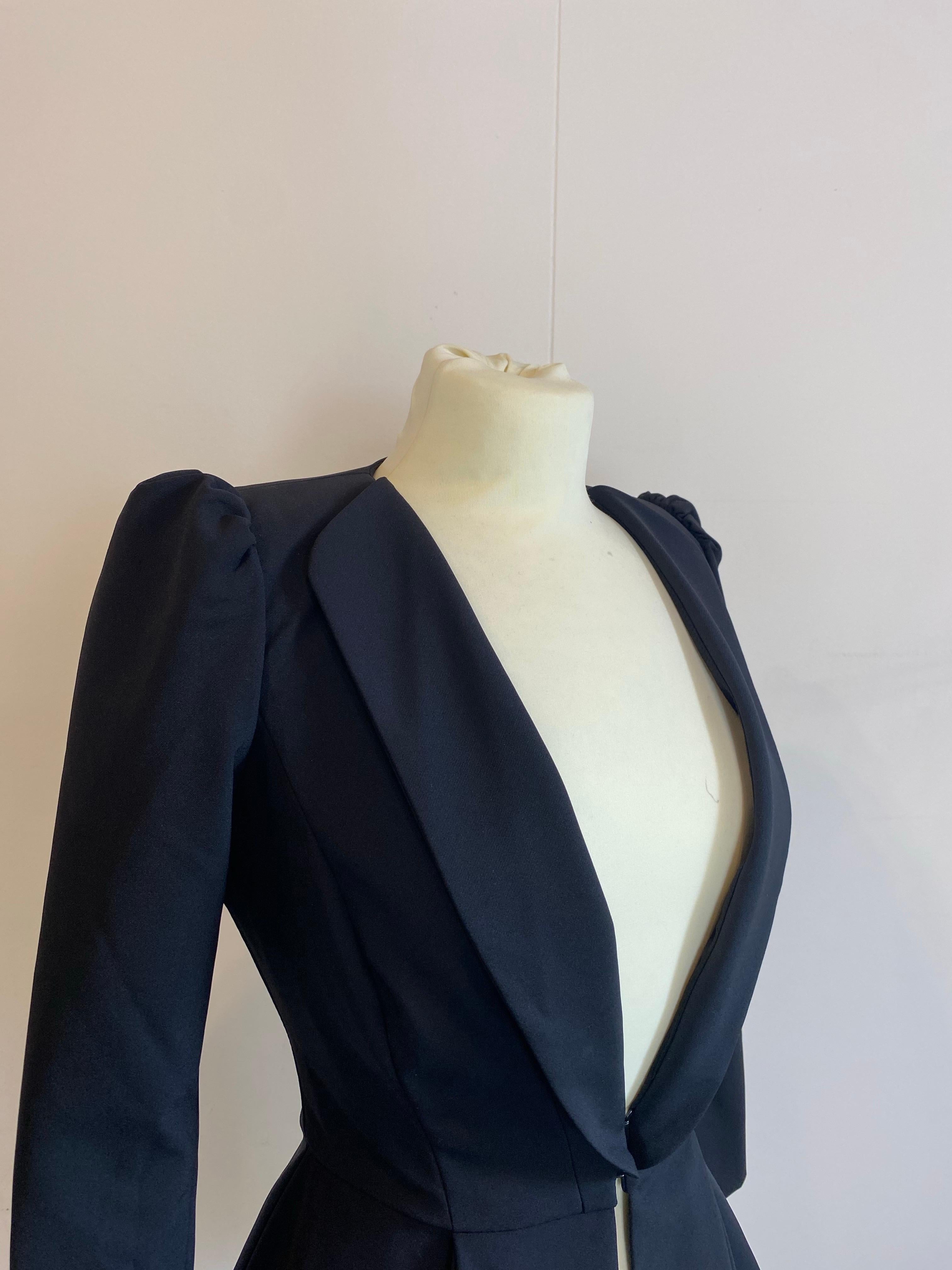 Elisabetta Franchi Veste noire. Excellent état - En vente à Carnate, IT