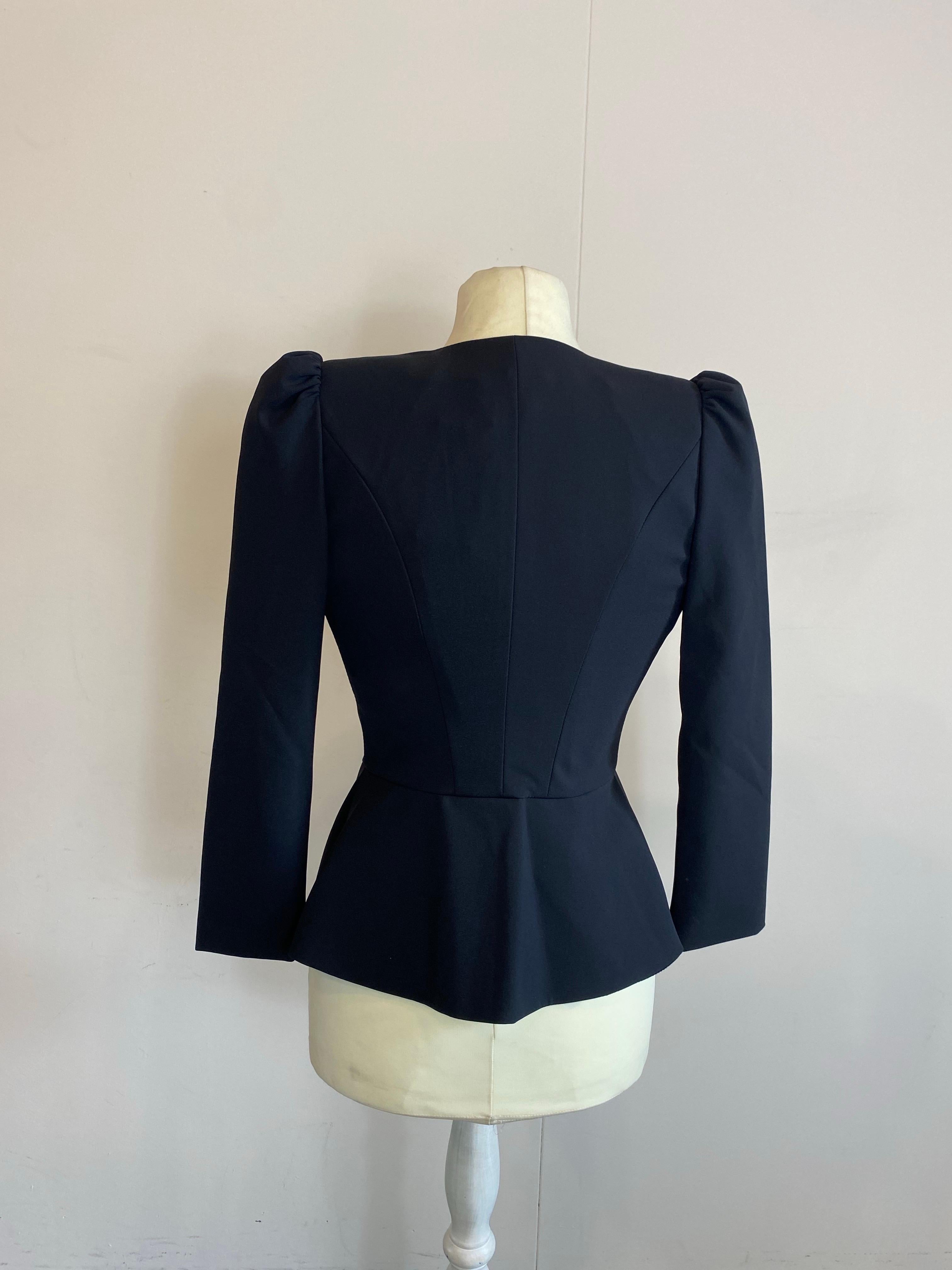 Elisabetta Franchi Veste noire. Unisexe en vente