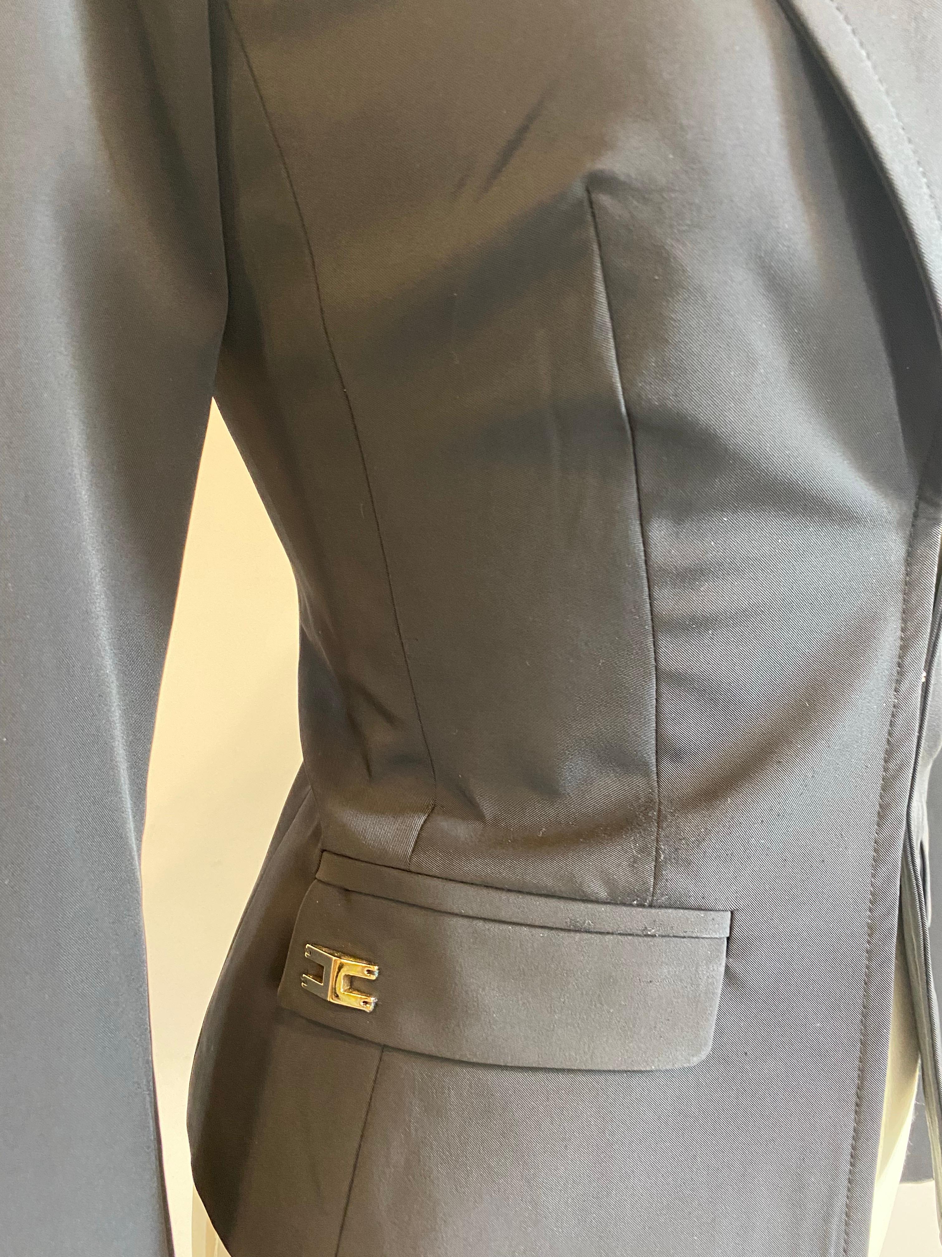 Elisabetta Franchi Schwarze Jacke im Angebot 1