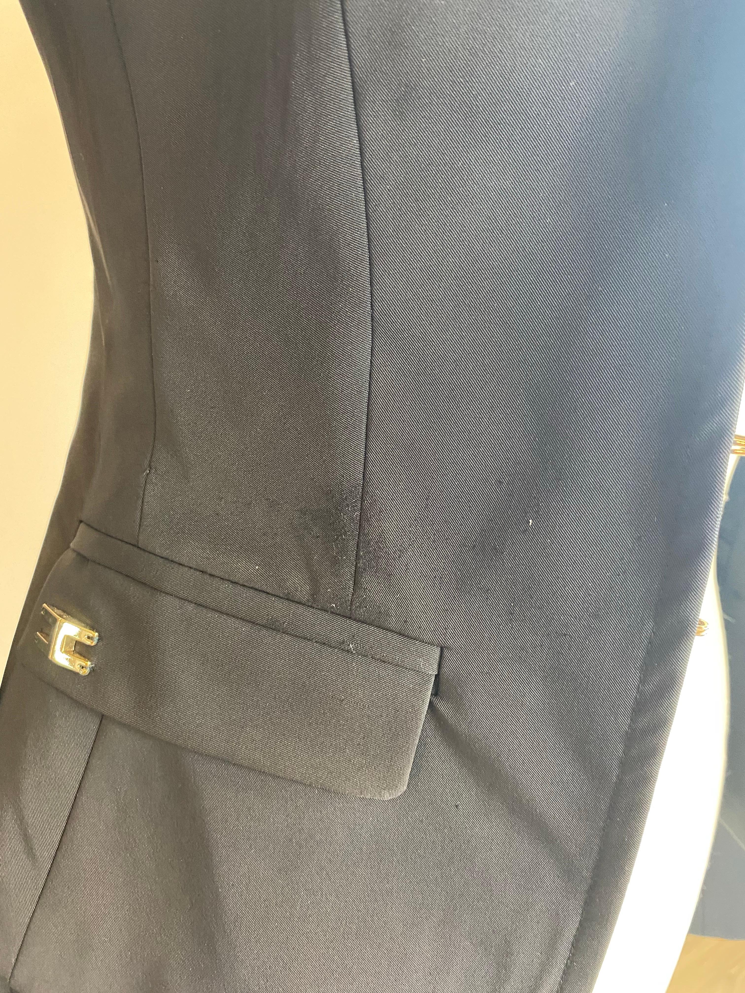Elisabetta Franchi Schwarze Jacke im Angebot 4