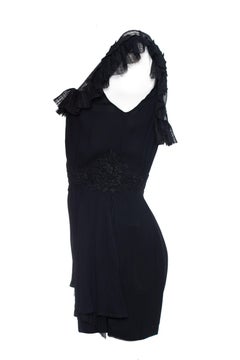 Elisabetta Franchi, Black Jumpsuit with tulle.