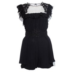 Elisabetta Franchi, Black Jumpsuit with tulle.