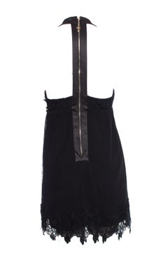 Elisabetta Franchi, Black lace dress with tulle