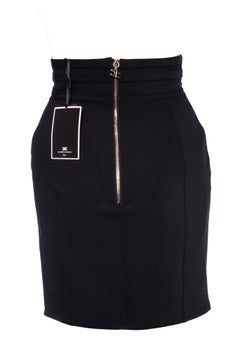 Elisabetta Franchi, Black pencil skirt.