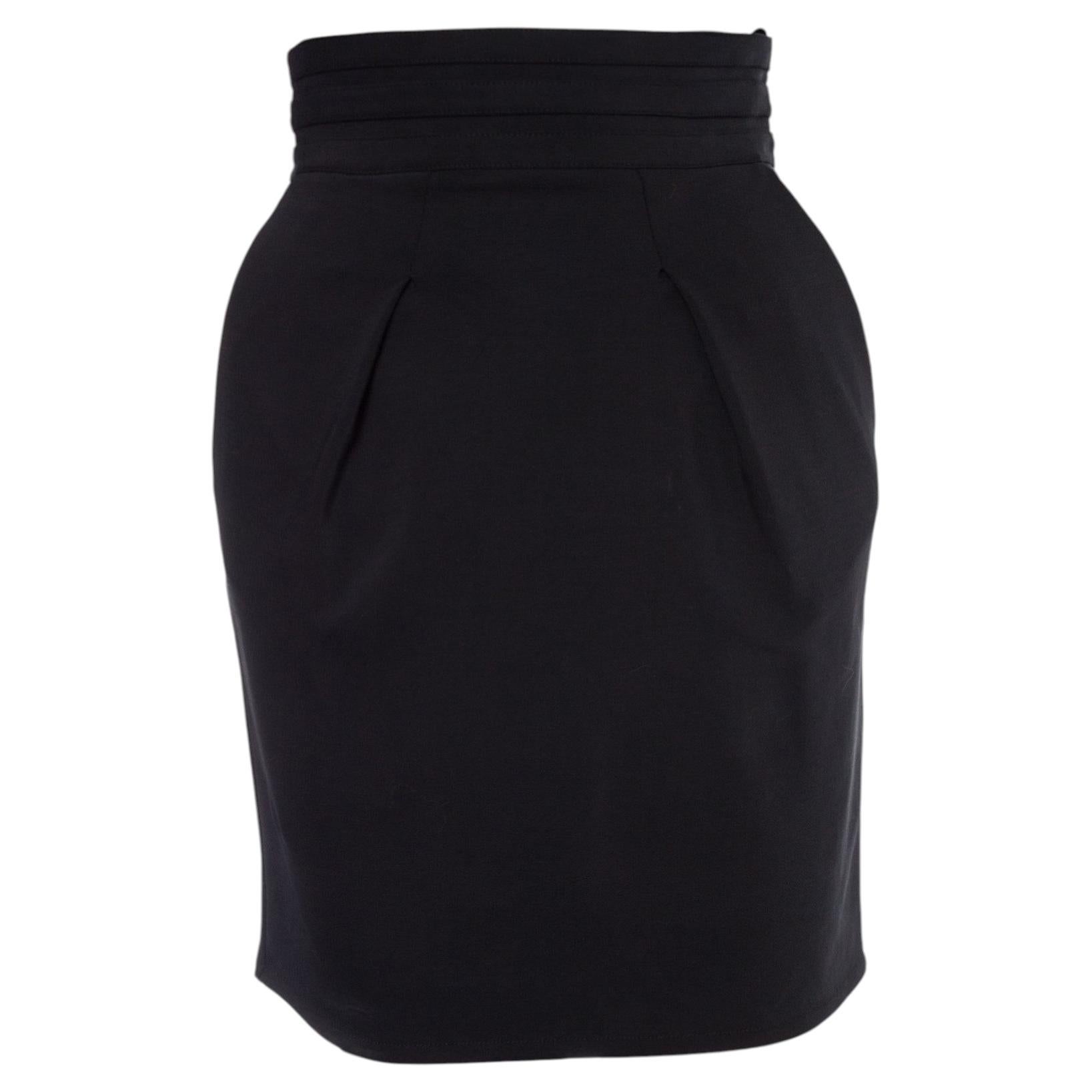 Elisabetta Franchi, Black pencil skirt.