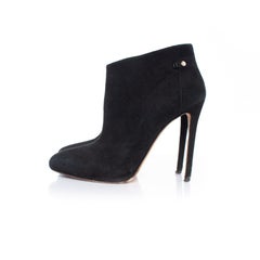 Elisabetta Franchi, black suede ankle boots