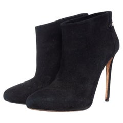 Elisabetta Franchi, black suede ankle boots