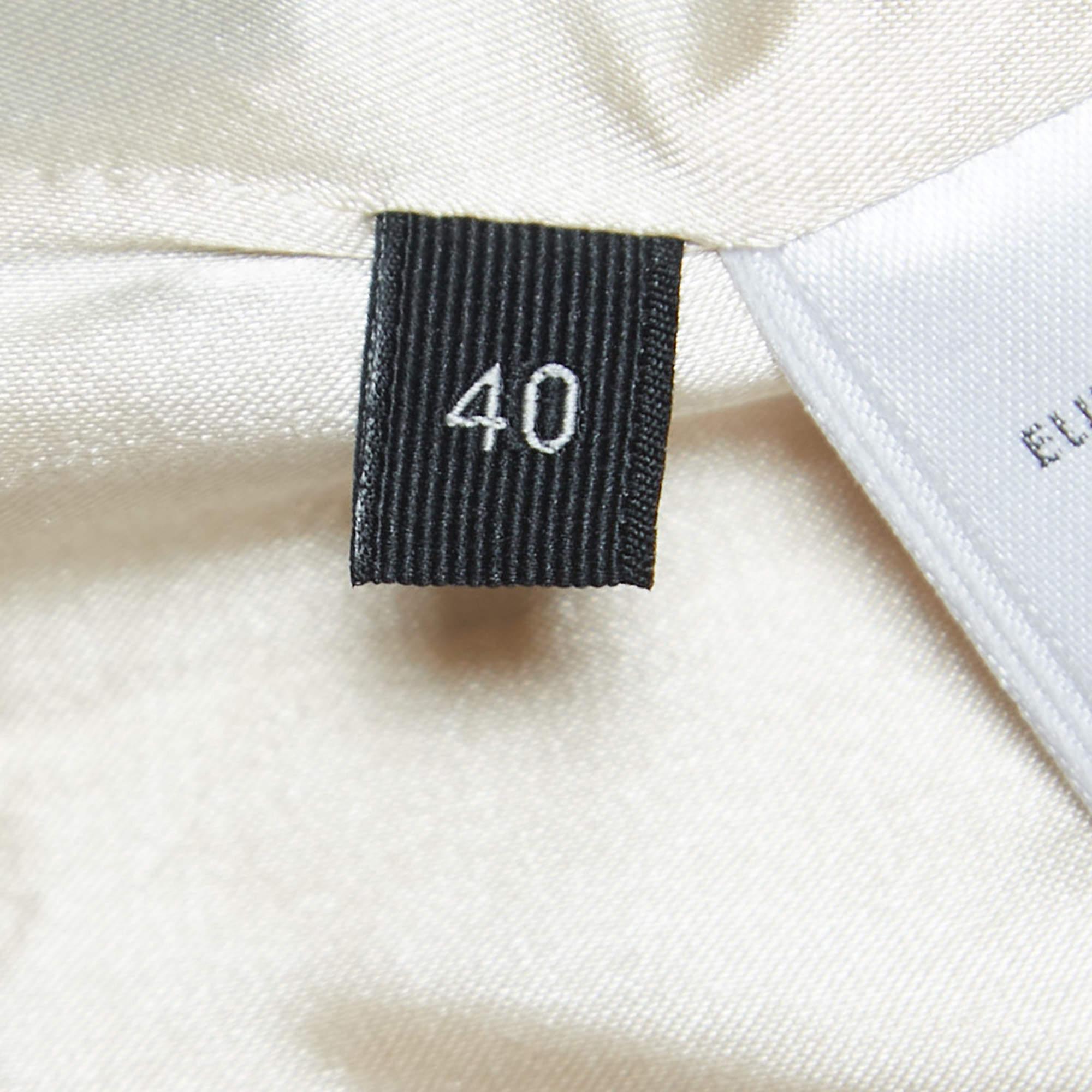 Elisabetta Franchi Black/White Knit Mini Dress S For Sale 1