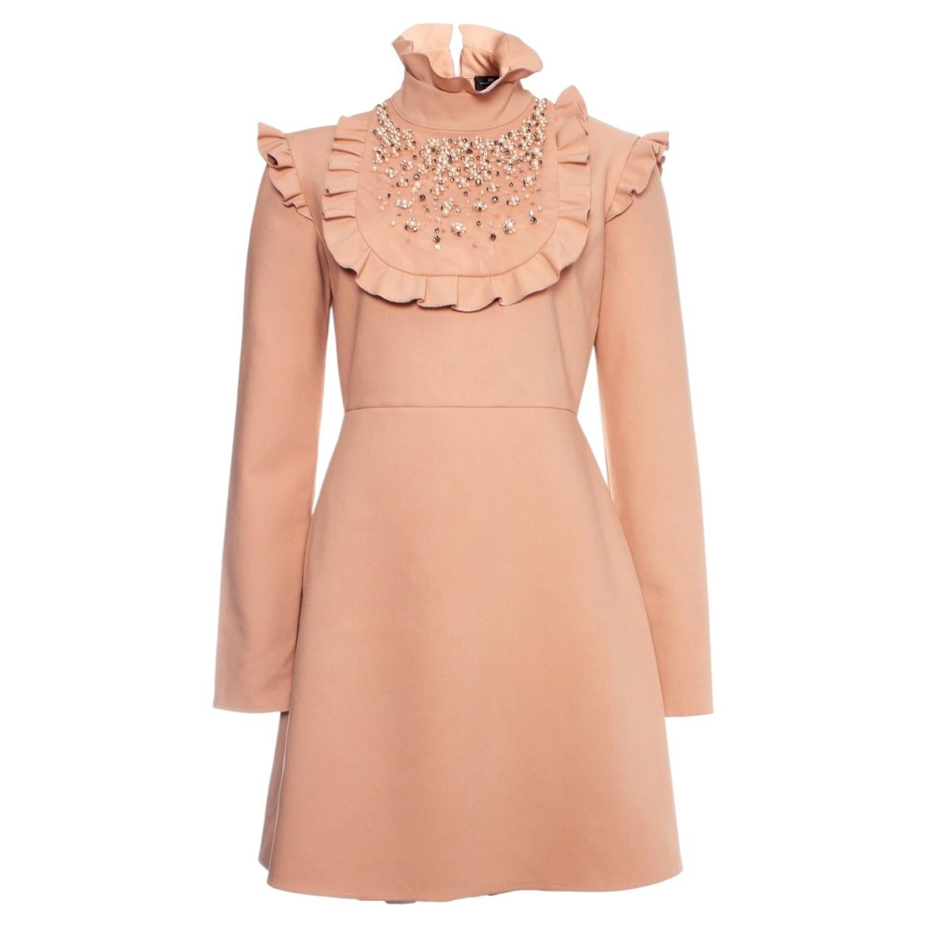 Elisabetta Franchi, dress with beads and pearls