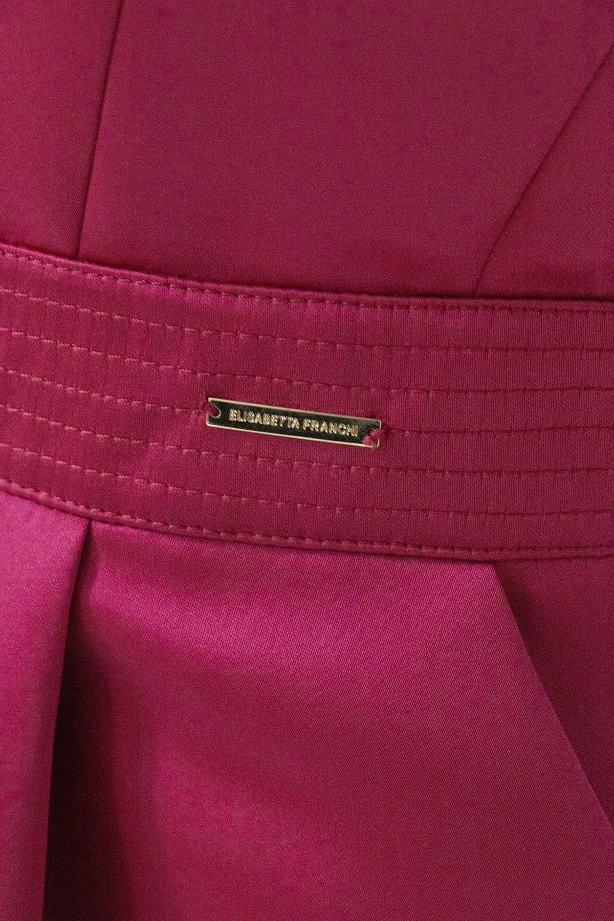 Elisabetta Franchi fuchsia cocktail dress For Sale 2