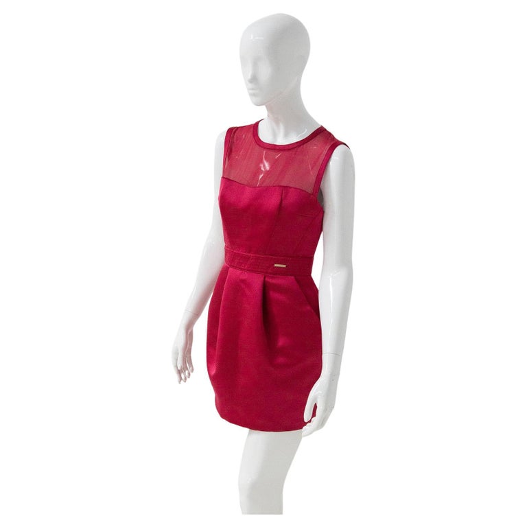 elisabetta franchi cocktail dress Elisabetta Franchi Striped Balloon Mini Dress