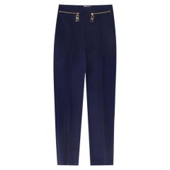 Elisabetta Franchi Hose mit hoher Taille und geradem Bein