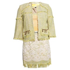 Elisabetta Franchi, Traje de boucle color lima