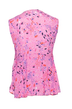 Elisabetta Franchi, Top rosa con estampado