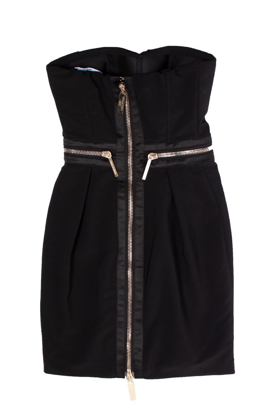 Women's Elisabetta Franchi, strapless dress with zipper For Sale