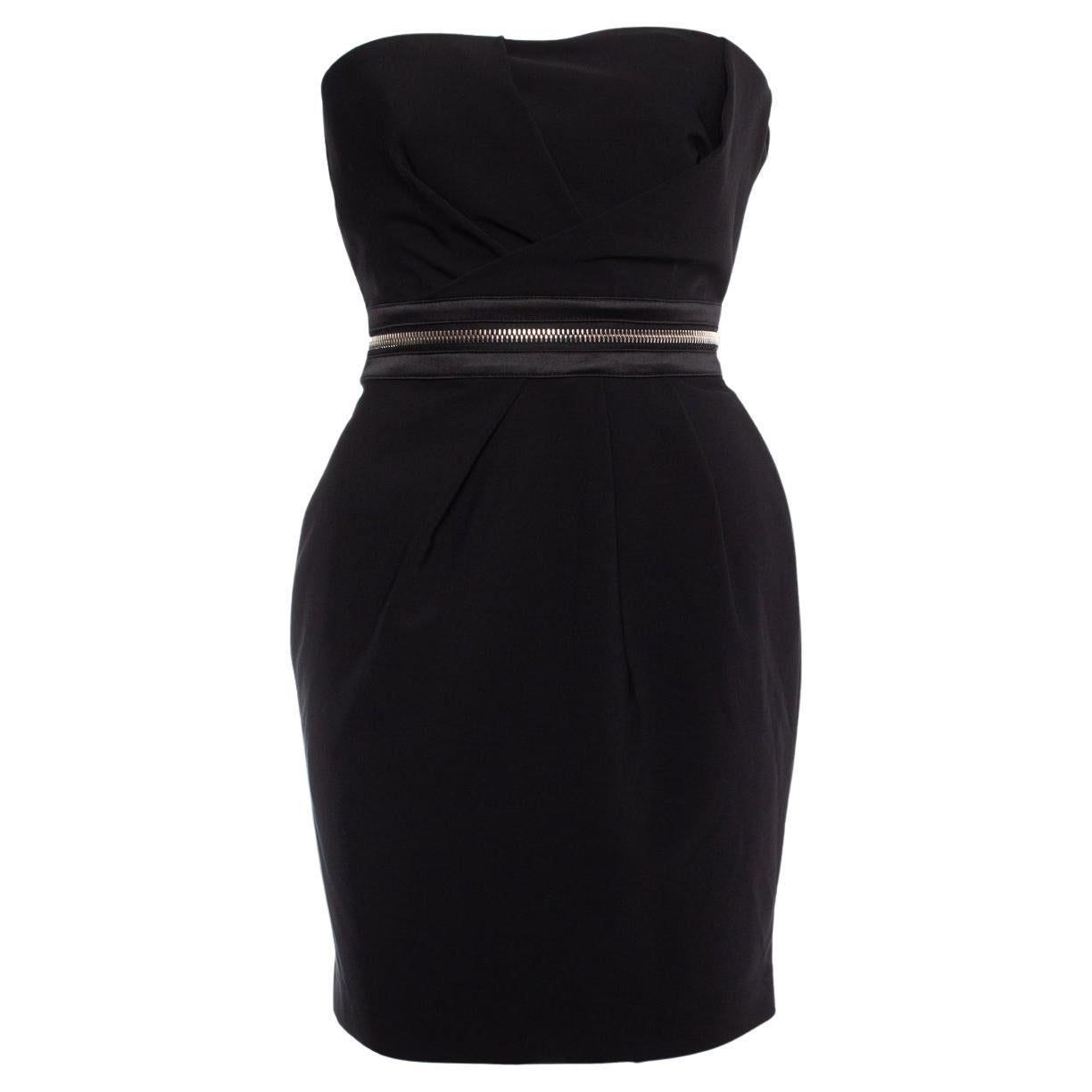 Elisabetta Franchi, strapless dress with zipper For Sale