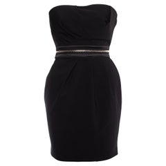 Elisabetta Franchi, trägerloses Kleid mit Reißverschluss