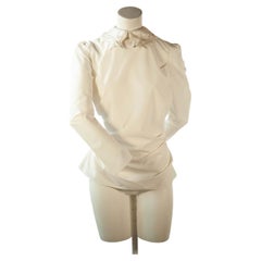 Elisabetta Franchi white silk blouse 