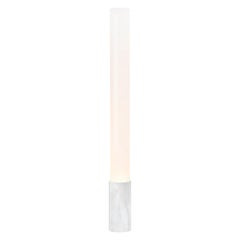 Elise 48 Floor Lamp in White Marble by Pablo Designs