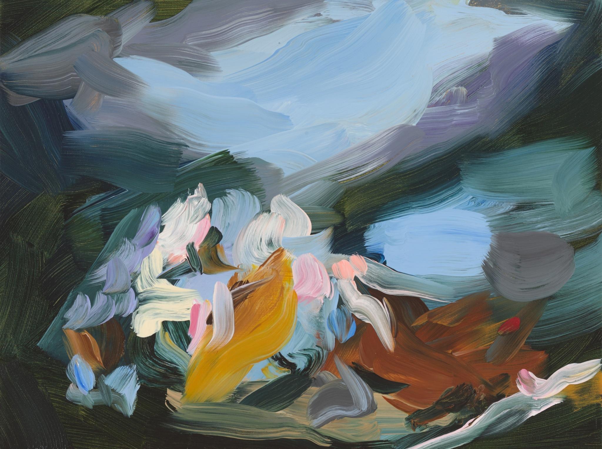 Elise Ansel, Study for After Fools Rush In, Oil on Canvas