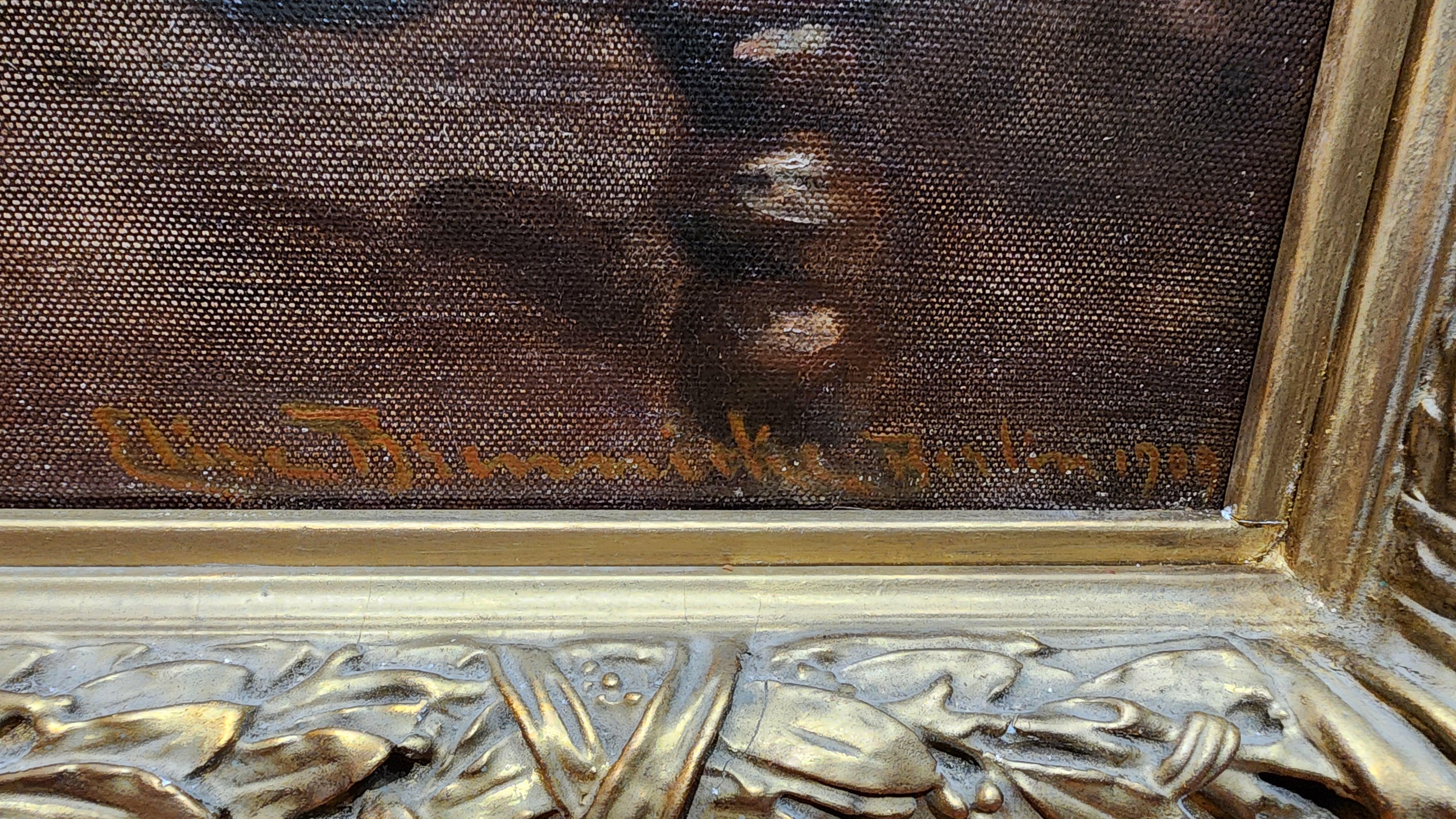 Die Geigenspielerin, Berlin, deutsche Künstlerinnen – Painting von Elise Brennicke 