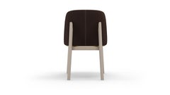 Elise Chair with Light Wooden Legs and Metal Detail