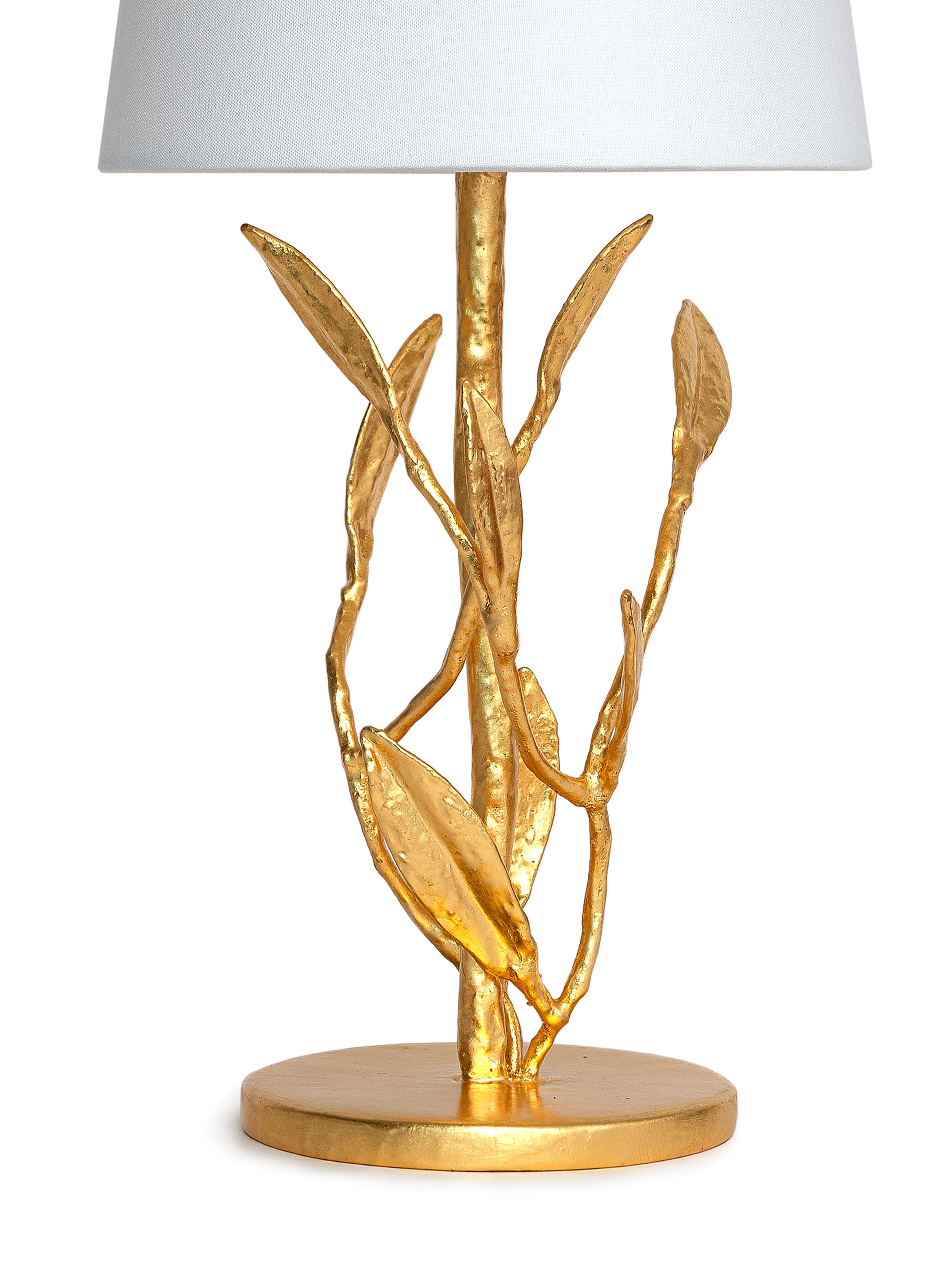 Elise Contemporary Tischleuchte aus 23K Gelbgold von Benediko (Organische Moderne) im Angebot