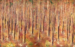 Perdu 02 The Mysterious Forest of Human Noise, peinture, acrylique sur toile