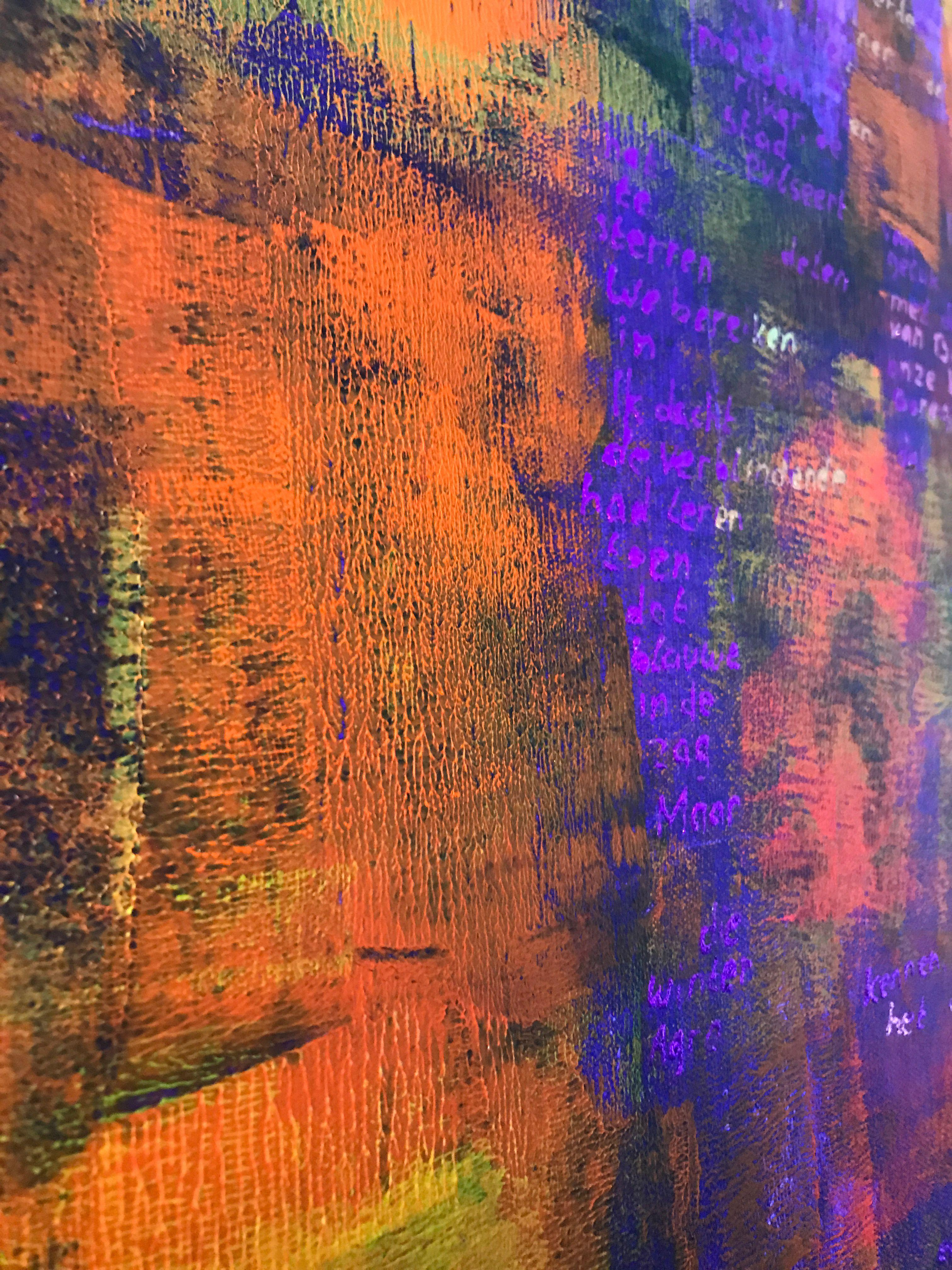 Love in Mumbay, Painting, Acrylic on Canvas For Sale 1
