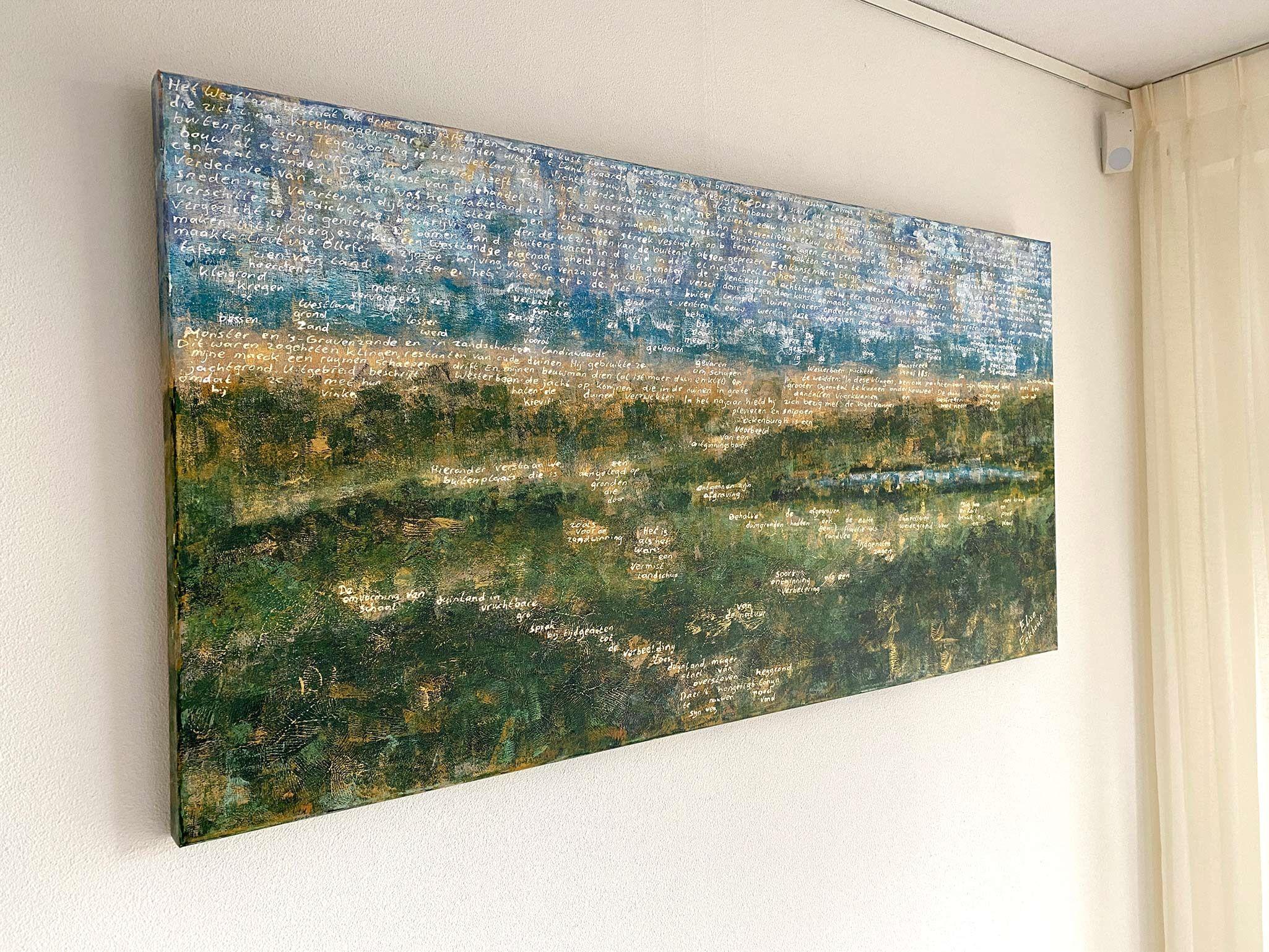 Missing Land 03, Gemälde, Acryl auf Leinwand (Expressionismus), Painting, von Elise Eekhout
