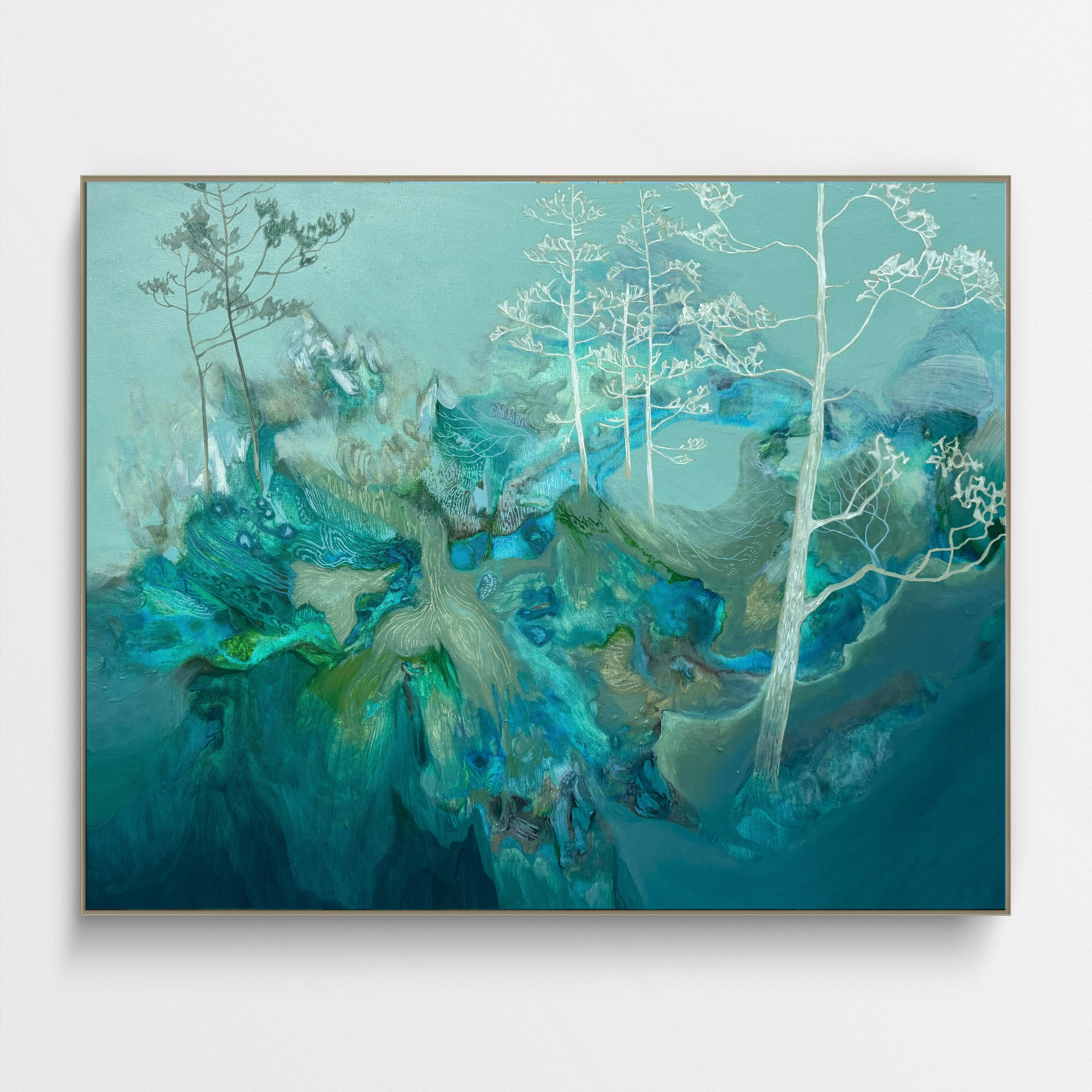 For the Explanation, When it Came - Painting by Elise Thomason