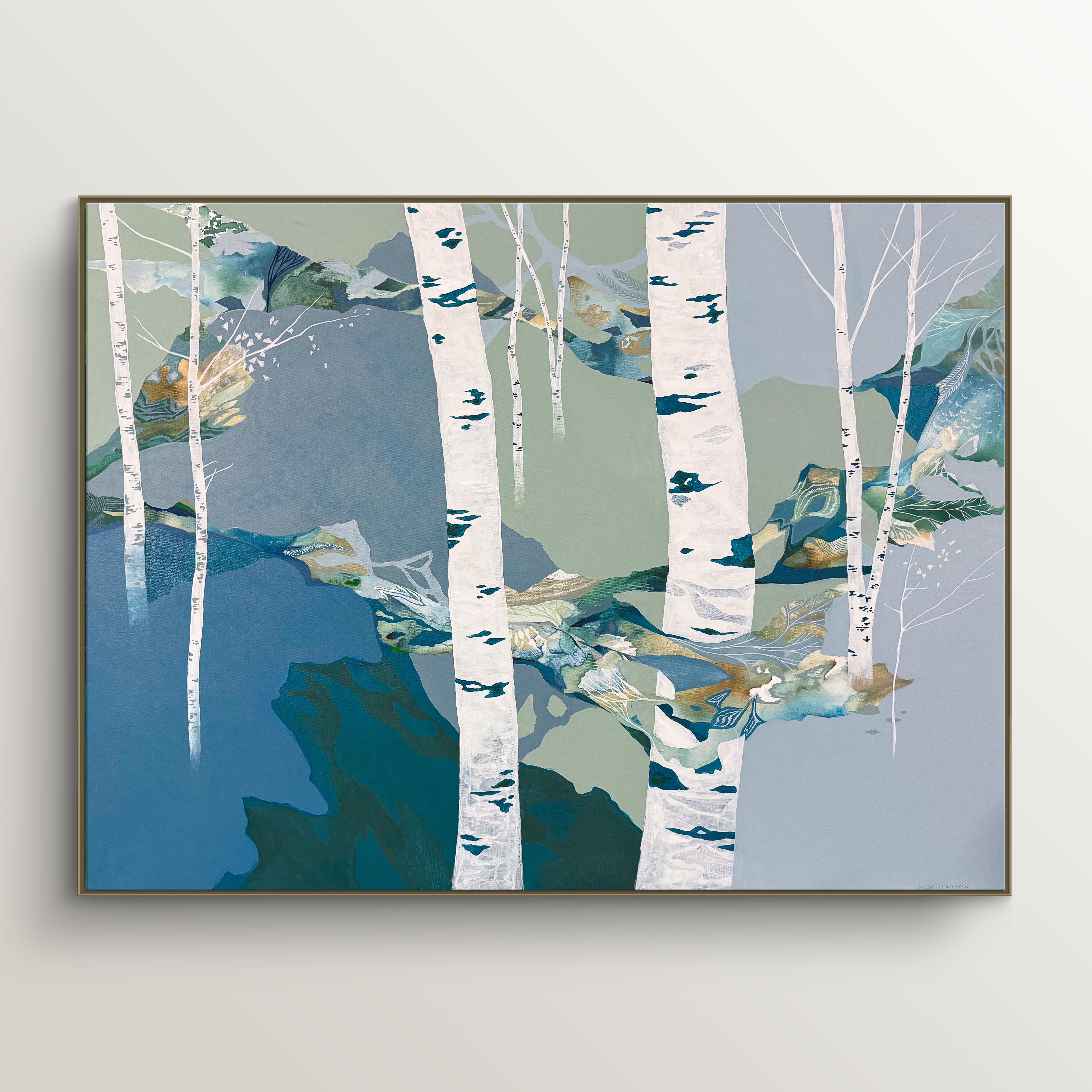 Landscape Painting di Elise Thomason - Credevo che fosse successo qualcosa