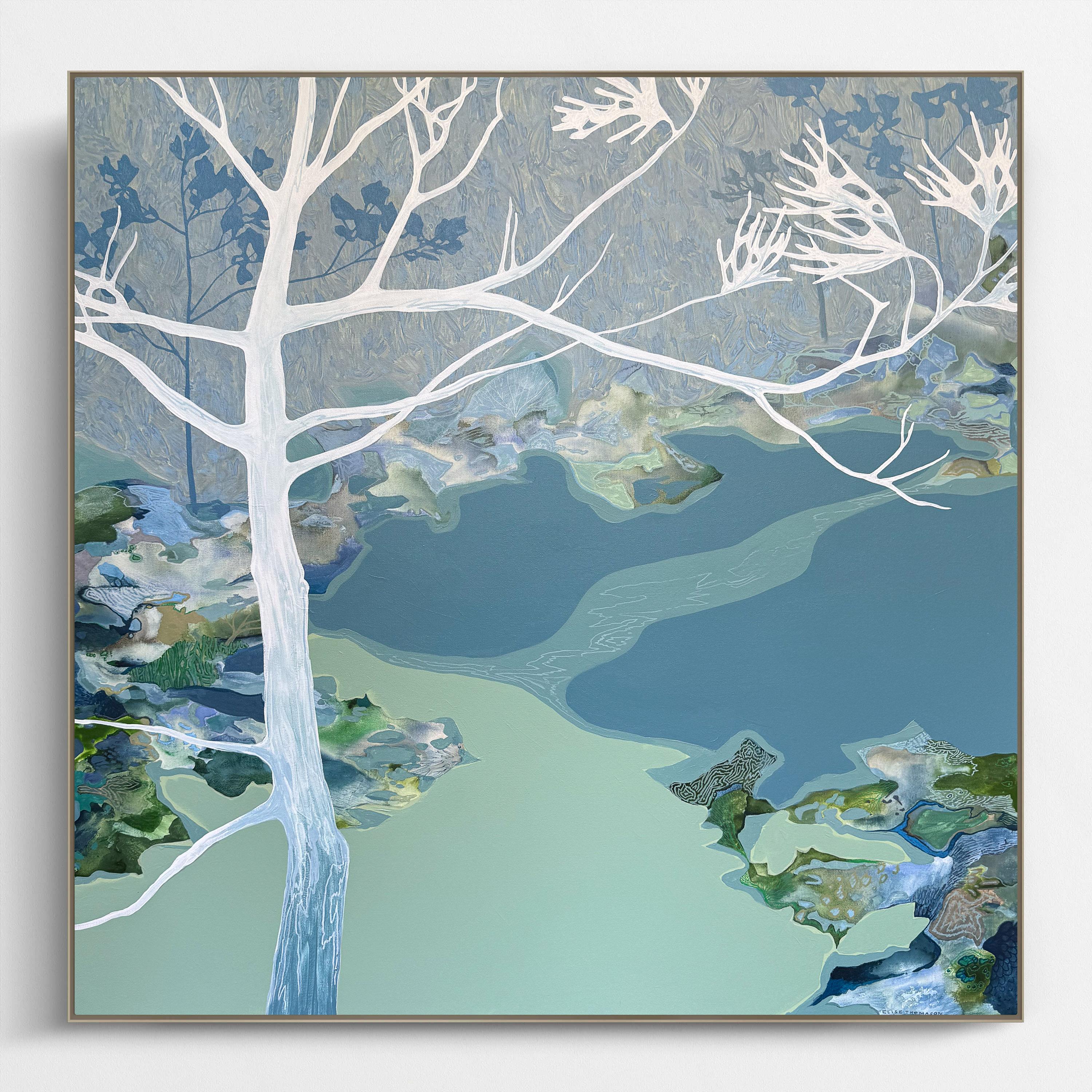 Elise Thomason Landscape Painting – Es wurde für wahr befunden