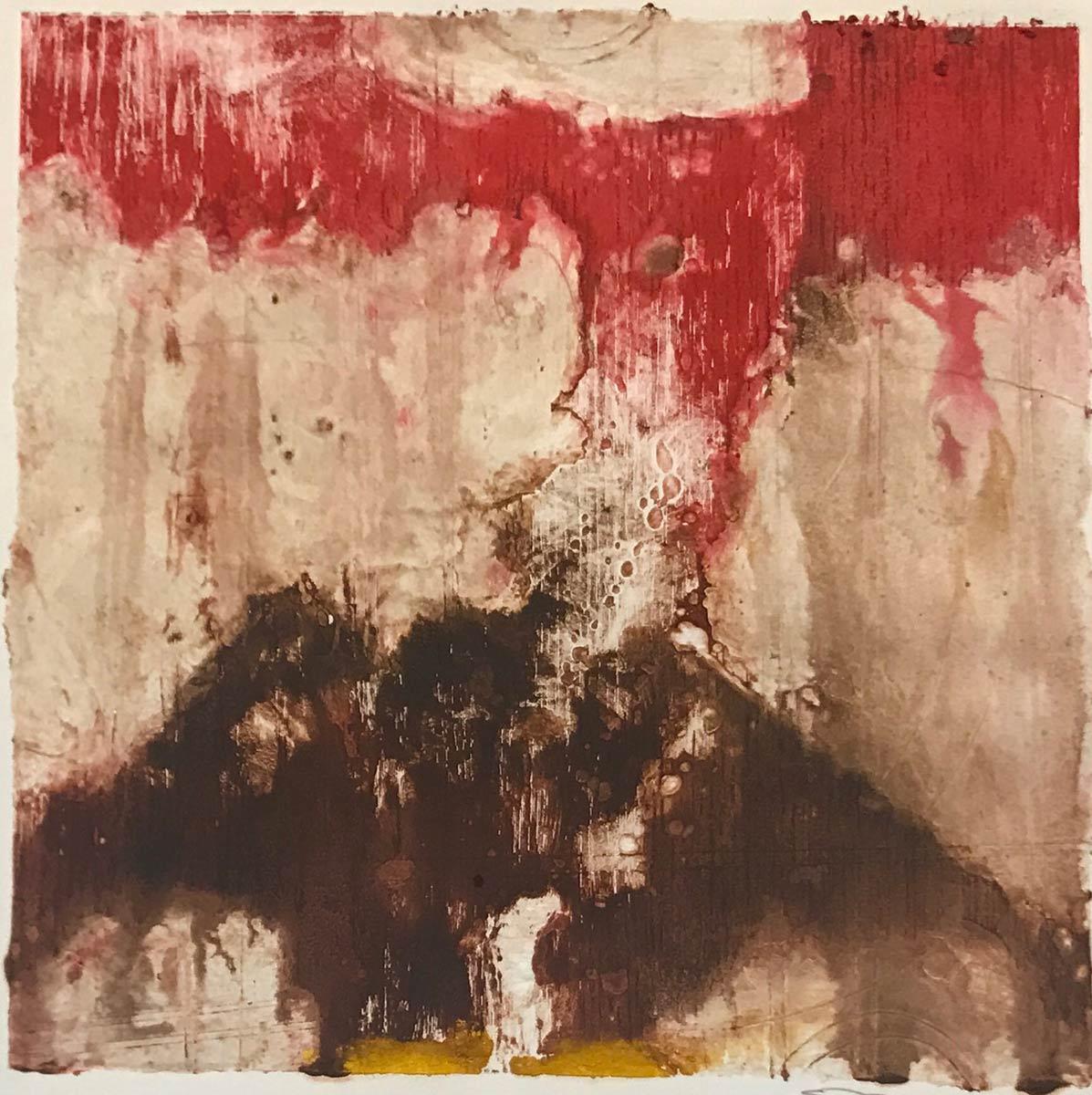 Elise Wagner Abstract Print - Volcano